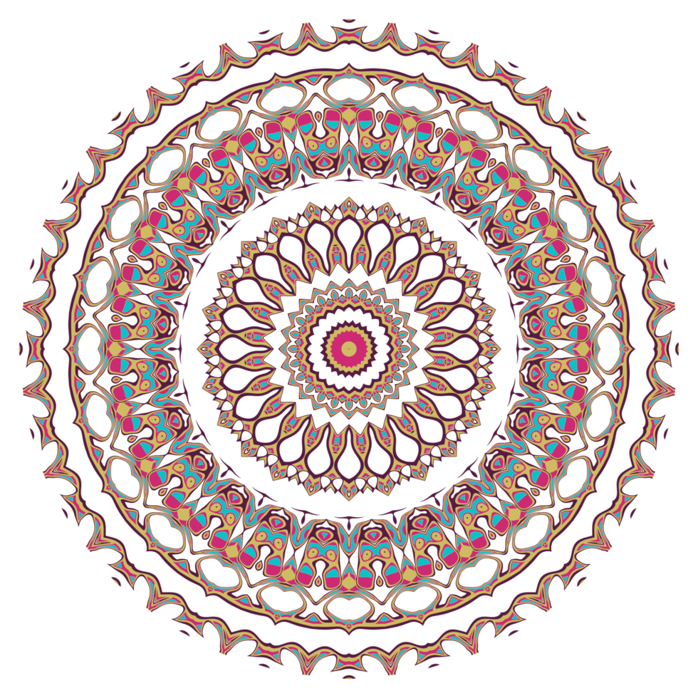 Mandala pattern decoration png