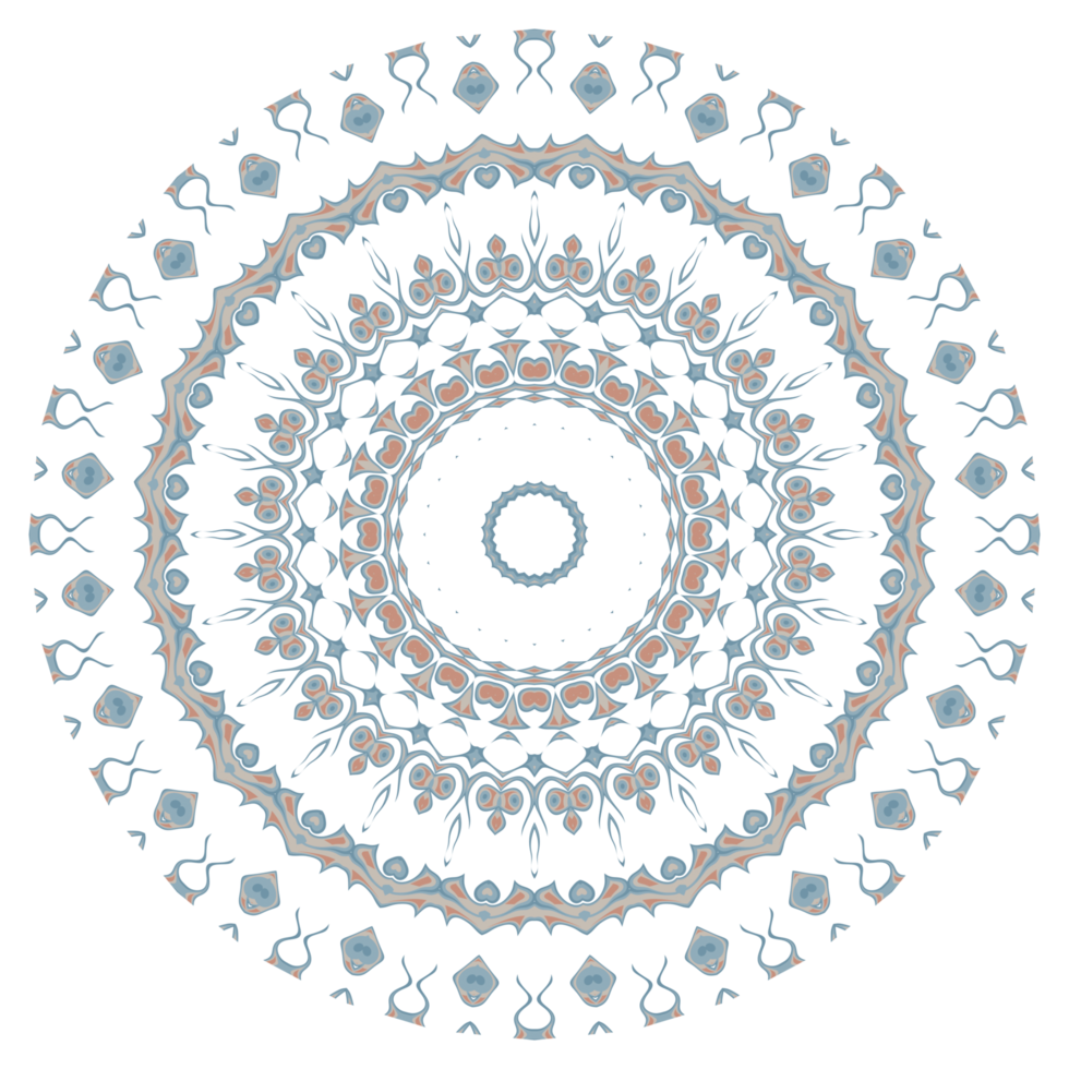 Mandala circle pattern png