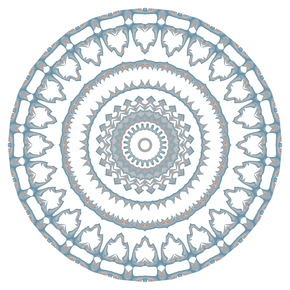 Mandala circle pattern png