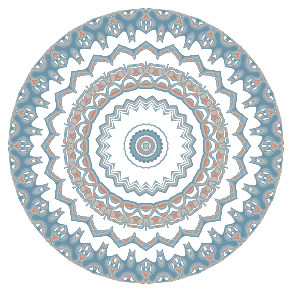 Mandala circle pattern png