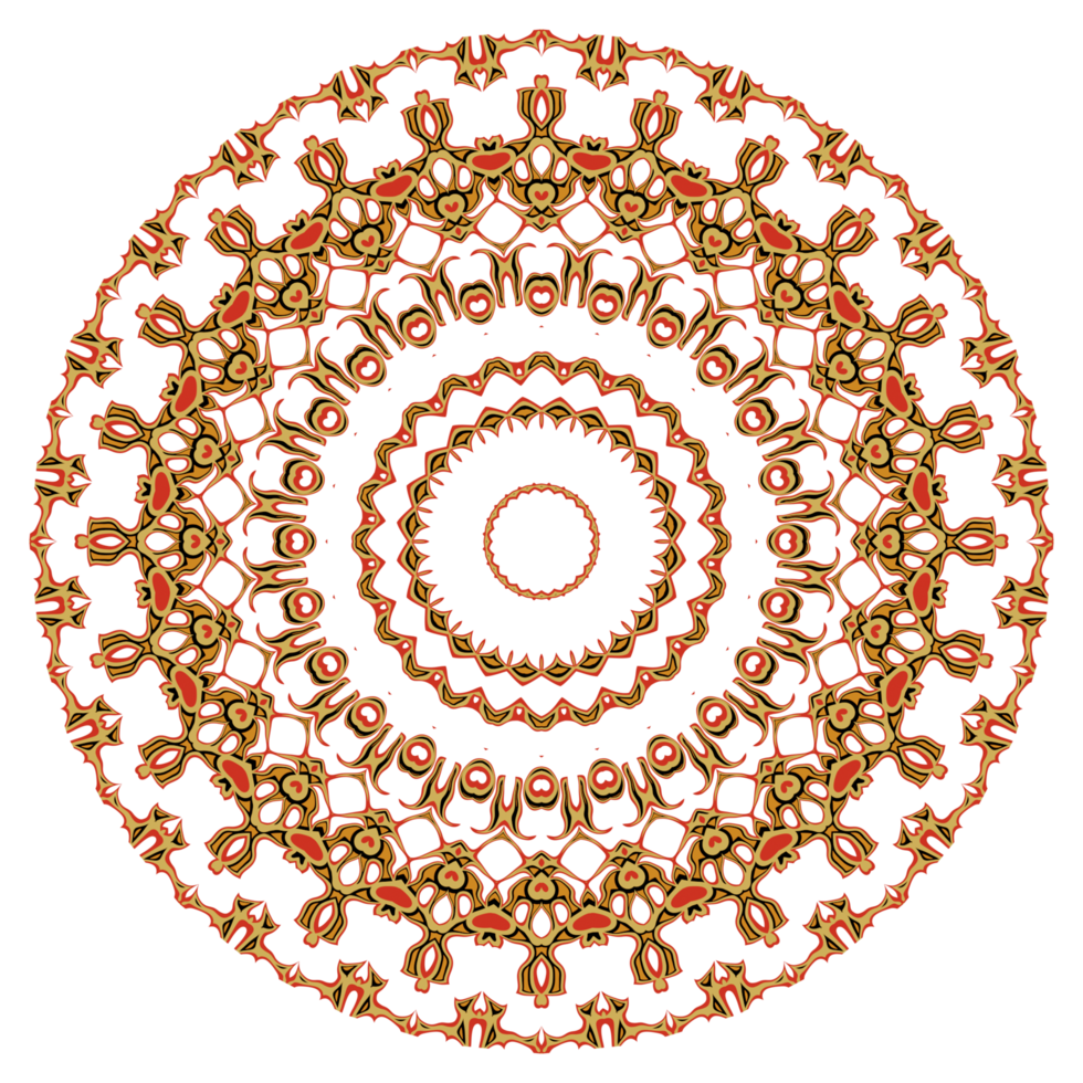 Mandala pattern illustration png