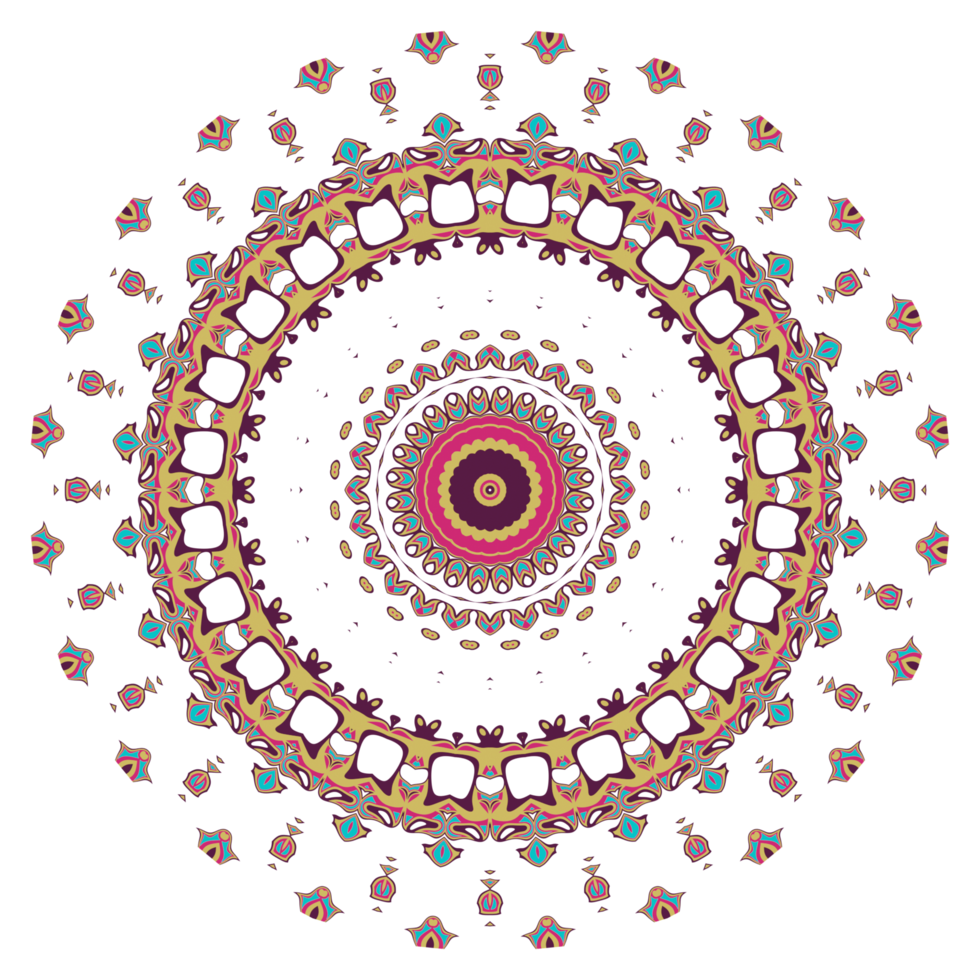 Mandala pattern decoration png