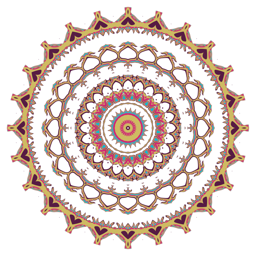 Mandala pattern decoration png