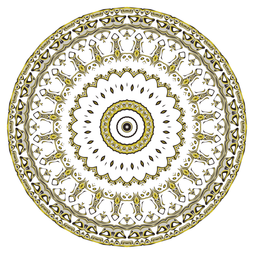 mandala mönster prydnad png