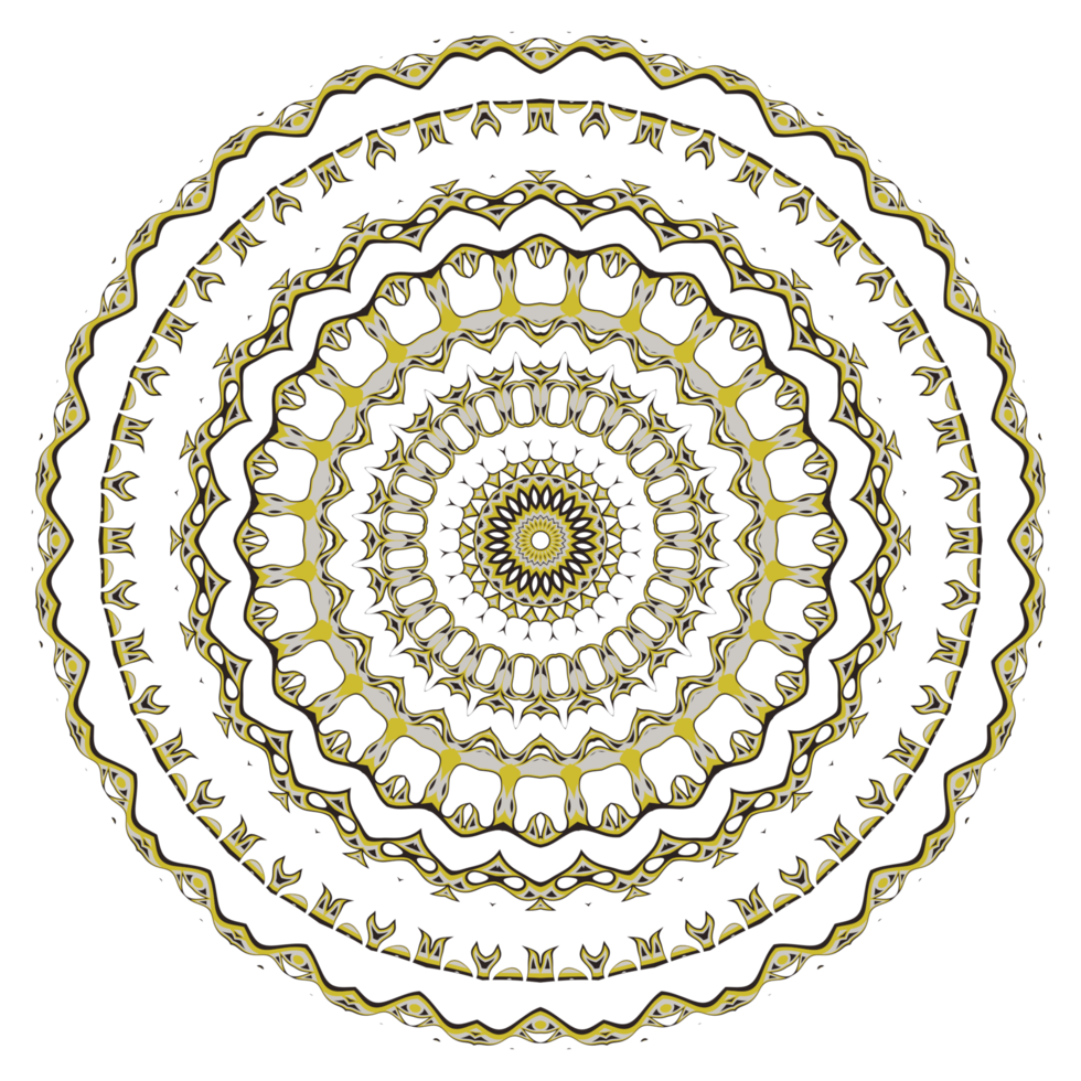 mandala mönster prydnad png