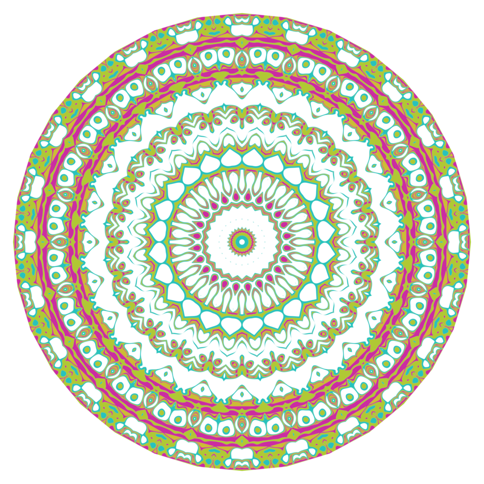 ilustración de arte de mandala png