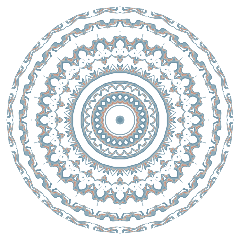 Mandala circle pattern png