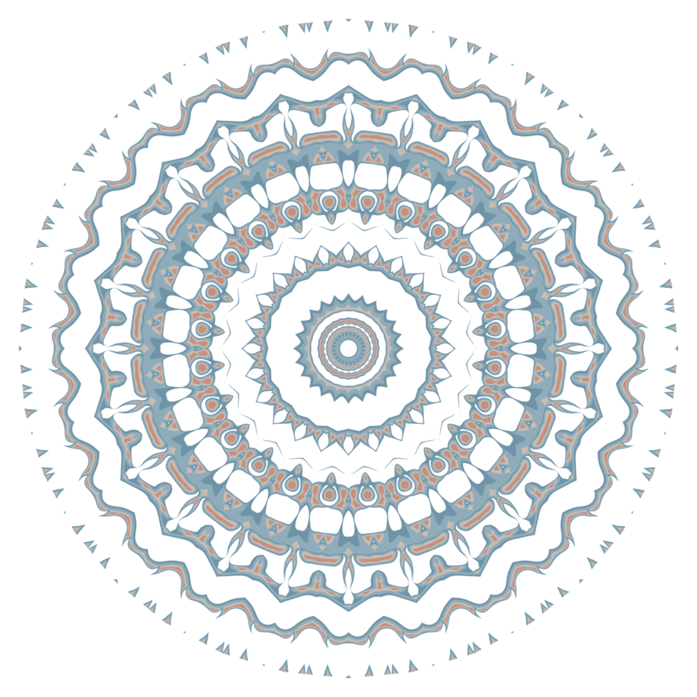 Mandala circle pattern png