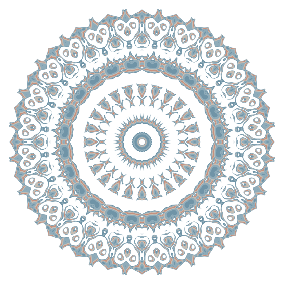 padrão de círculo de mandala png