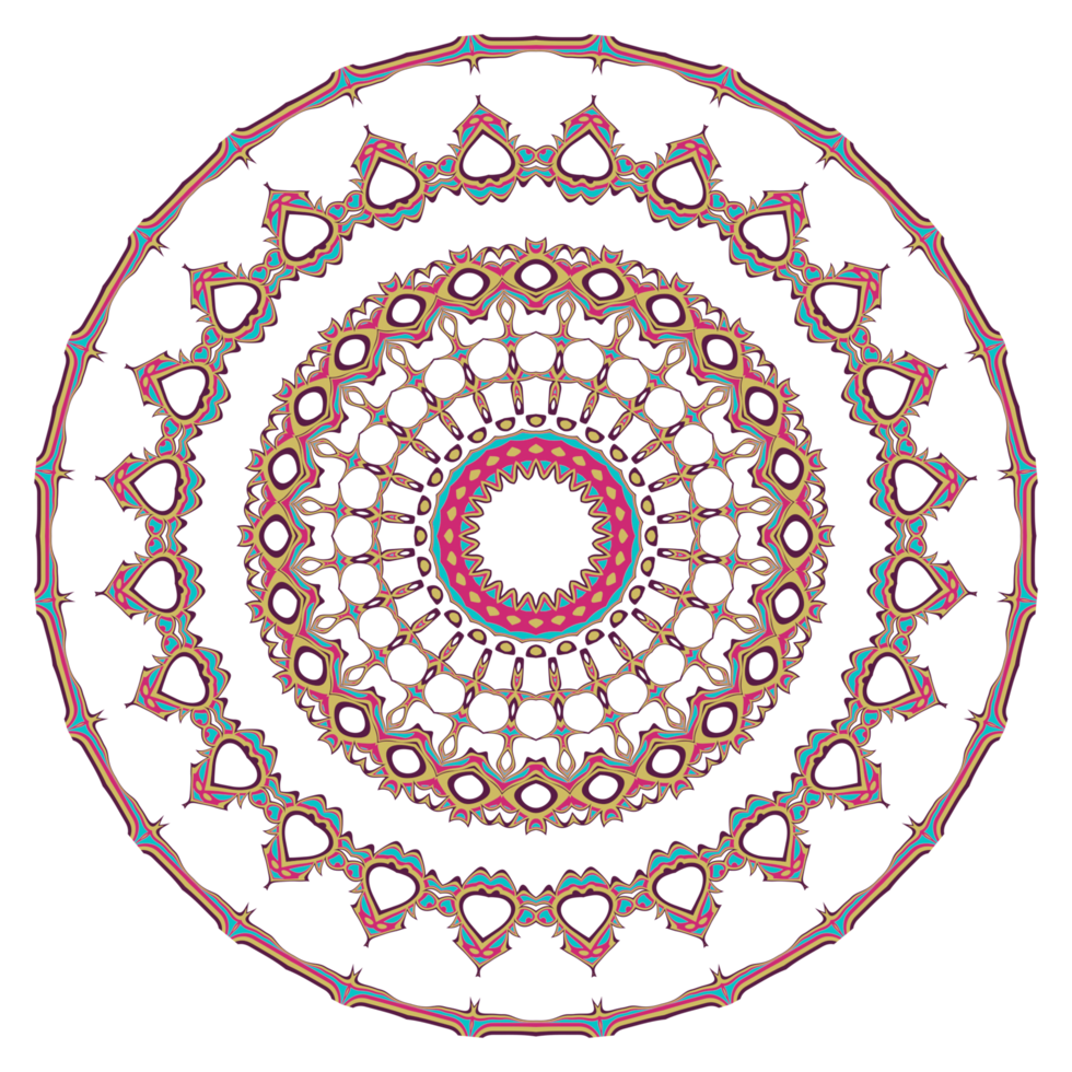 decoração de mandala png