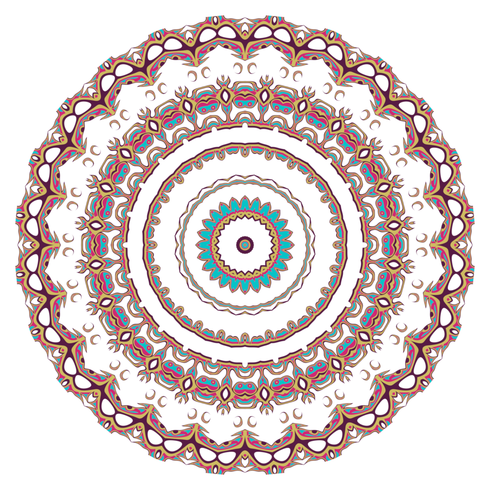 Mandala pattern decoration png