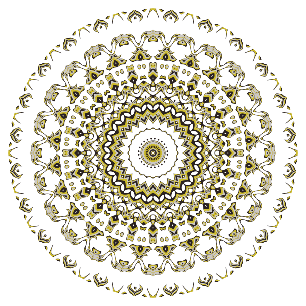 Mandala pattern decoration png