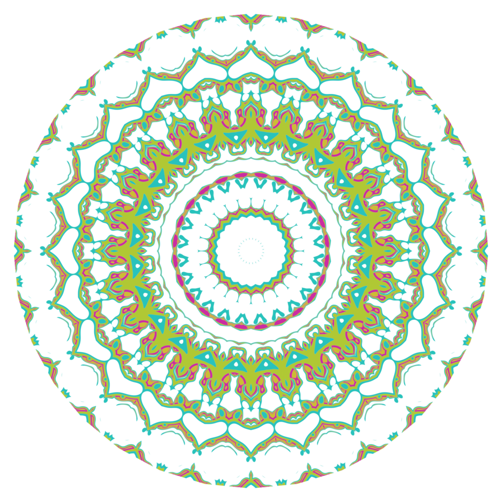 Mandala art illustration png