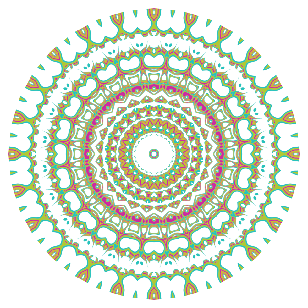 Mandala art illustration png