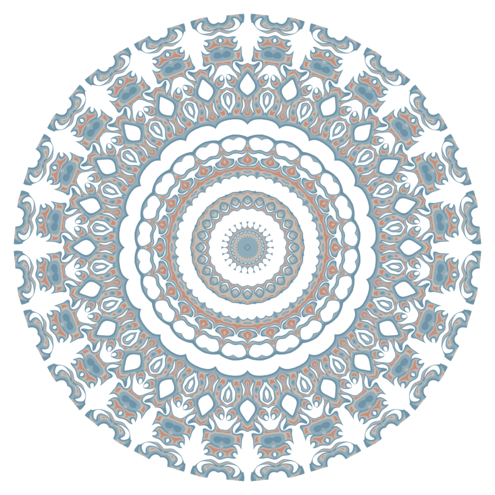 Mandala circle pattern png
