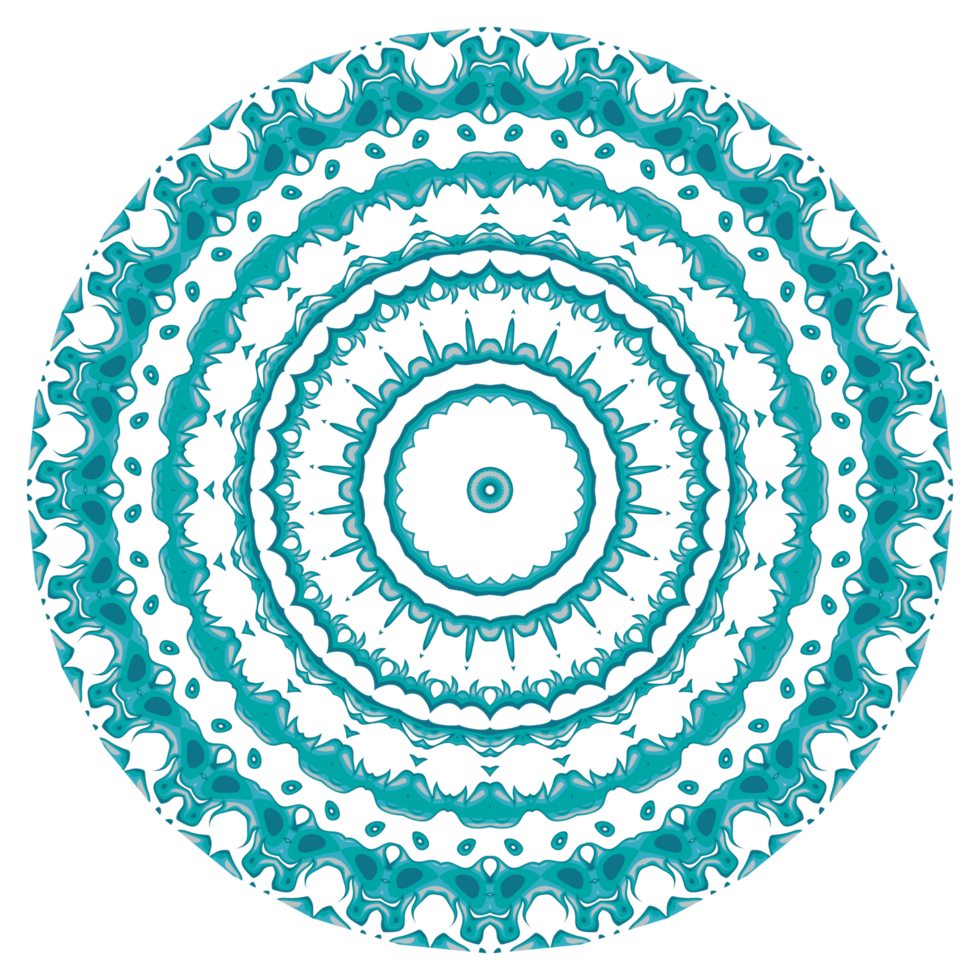 patrón redondo mandala png