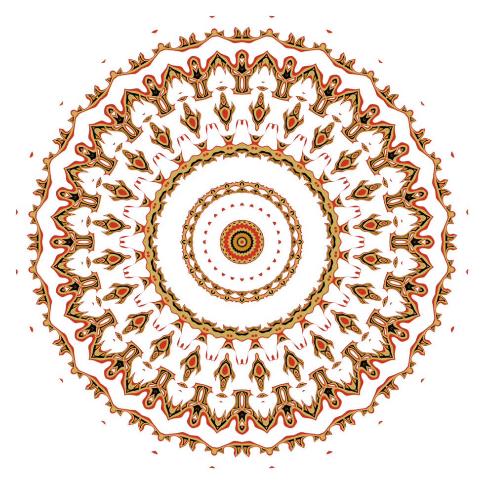 mandala mönster illustration png