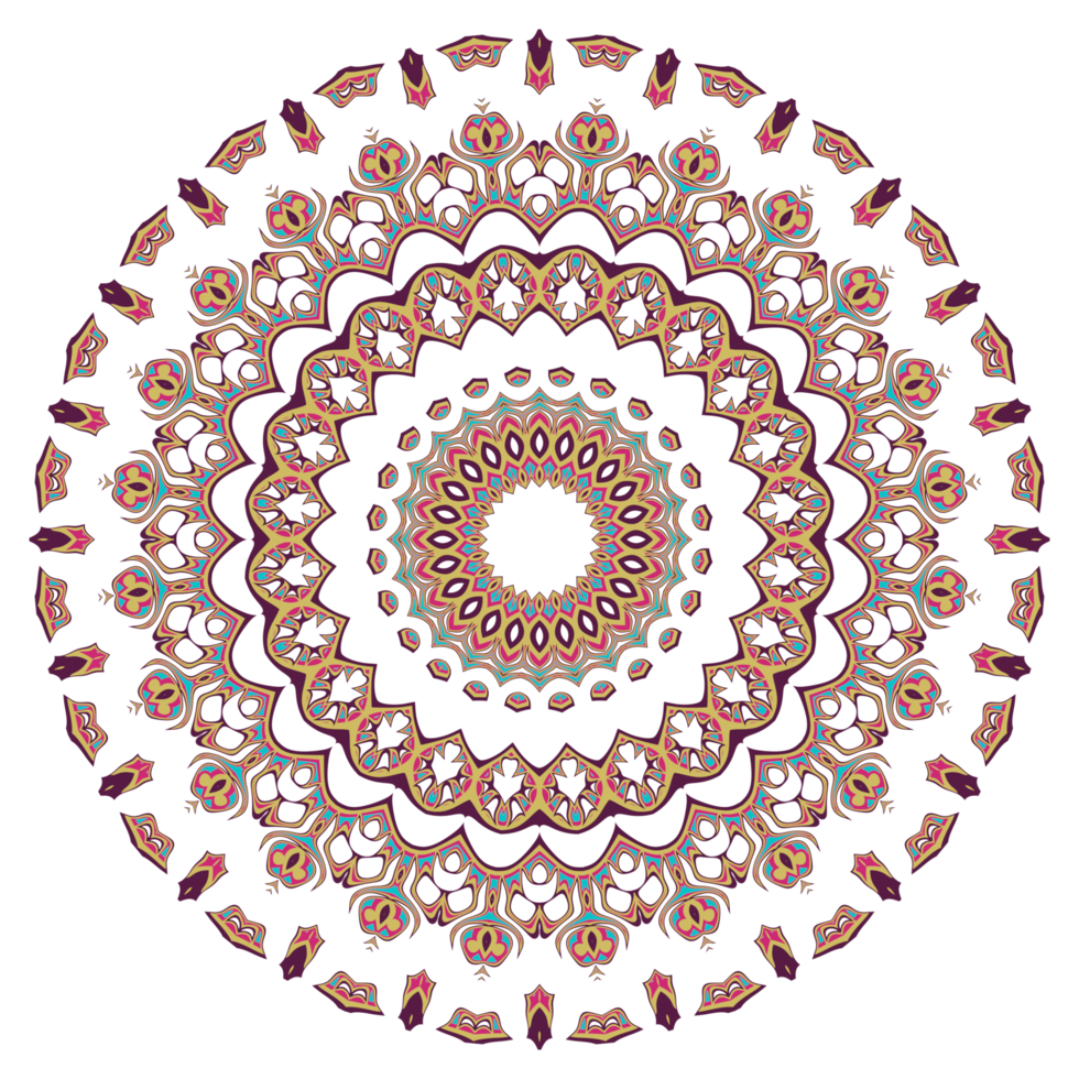 Mandala pattern decoration png