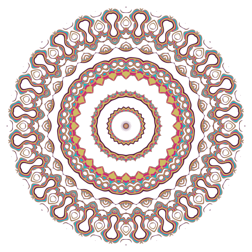 Mandala-Muster-Dekoration png