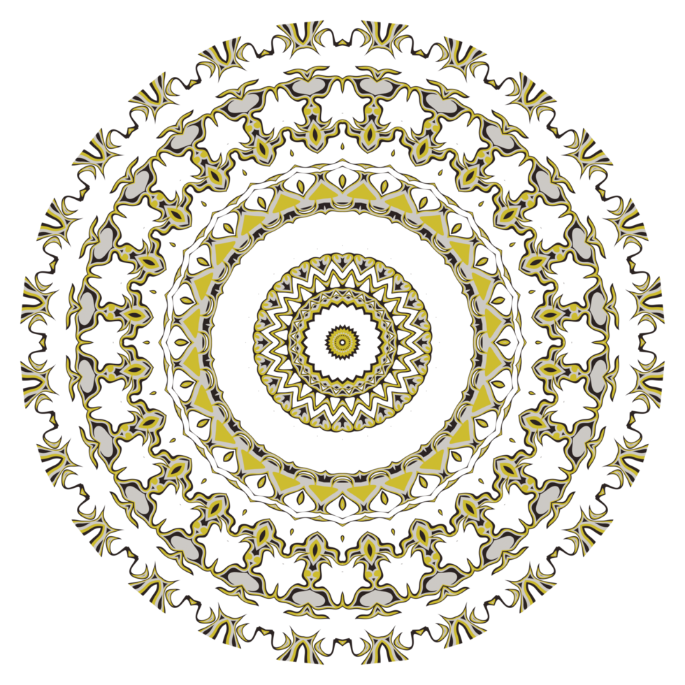 Mandala pattern ornament png