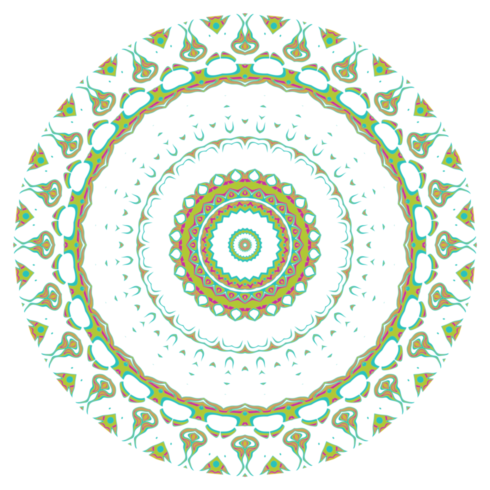 Mandala art illustration png