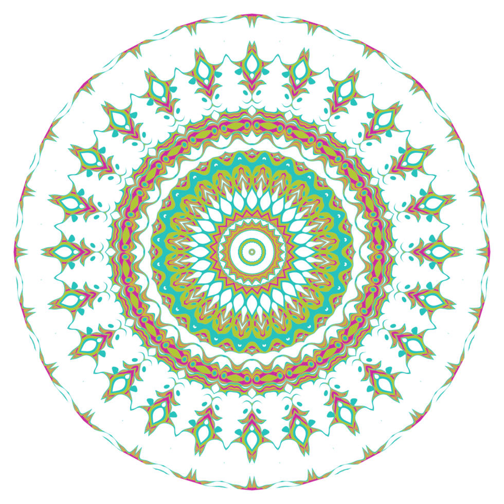 Mandala art illustration png