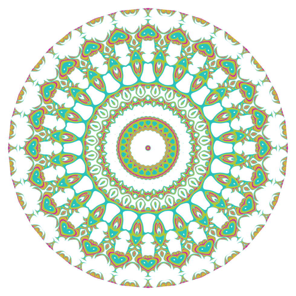 Mandala art illustration png