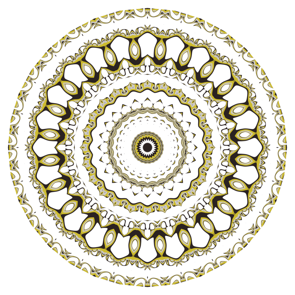 ornamento a motivo mandala png