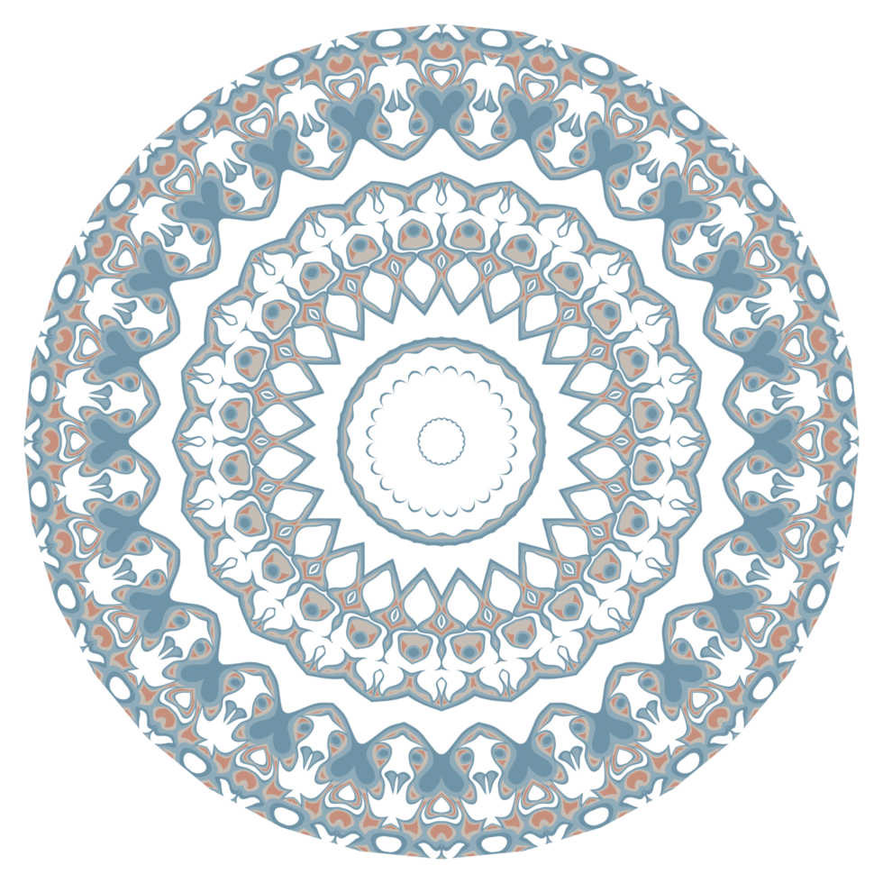 Mandala circle pattern png