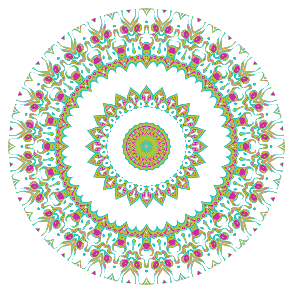 Mandala art illustration png