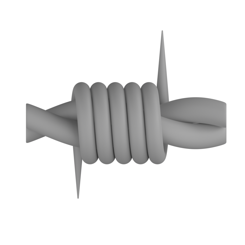 3D Isolated Wire Winding png