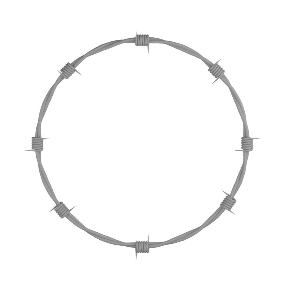 3D Isolated Wire Winding png