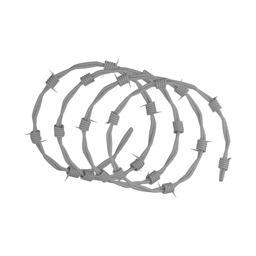 3D Isolated Wire Winding png