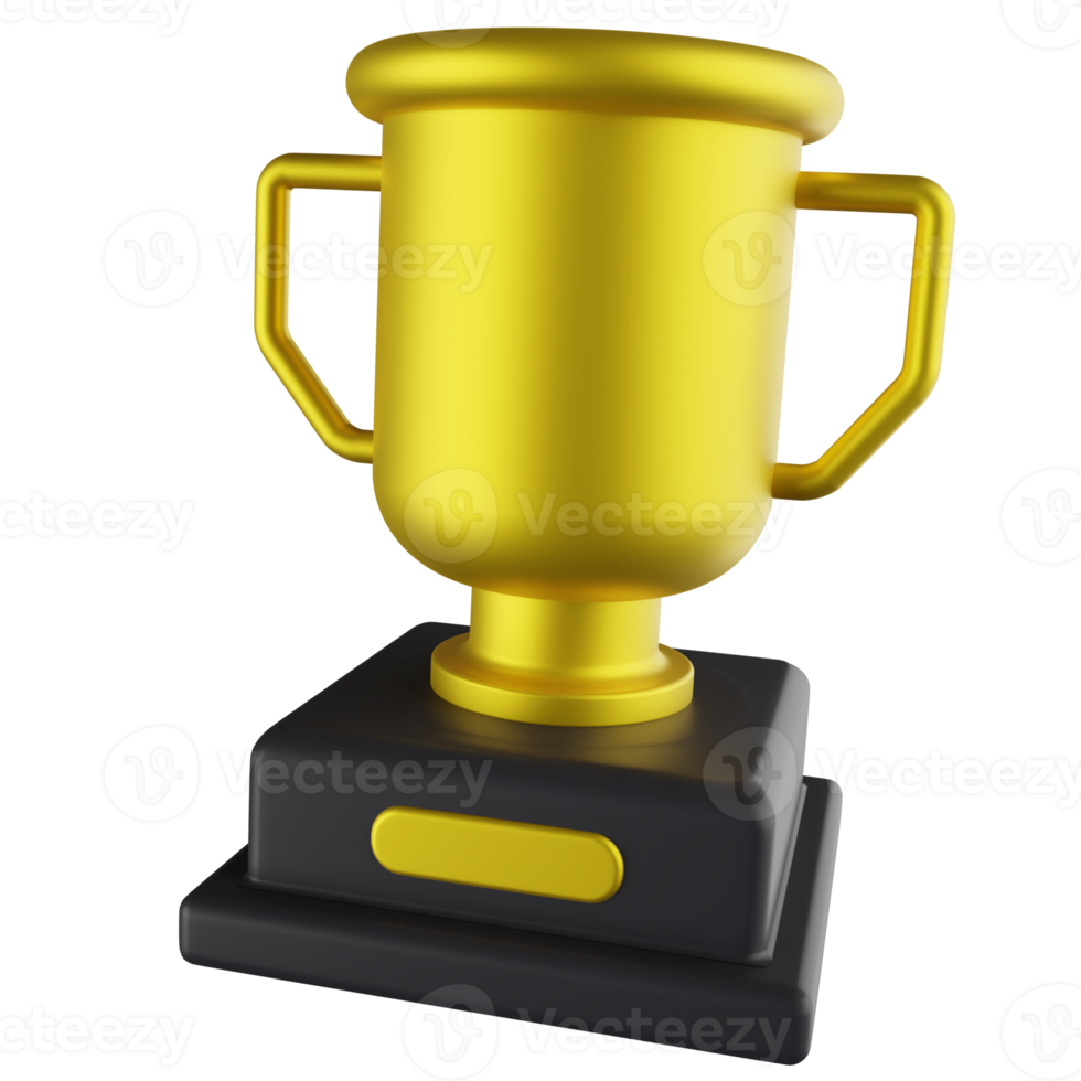 Trophy 3D Illustration png