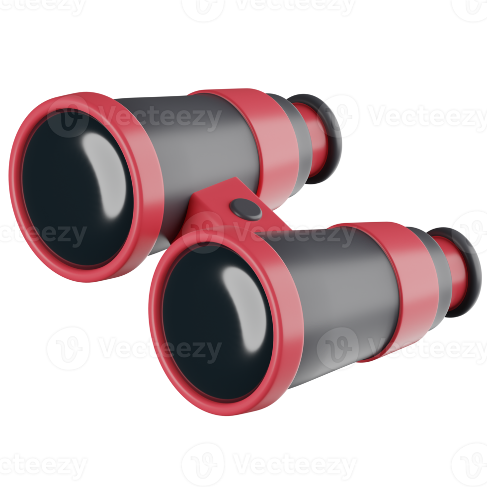 Binocular 3D Illustration png