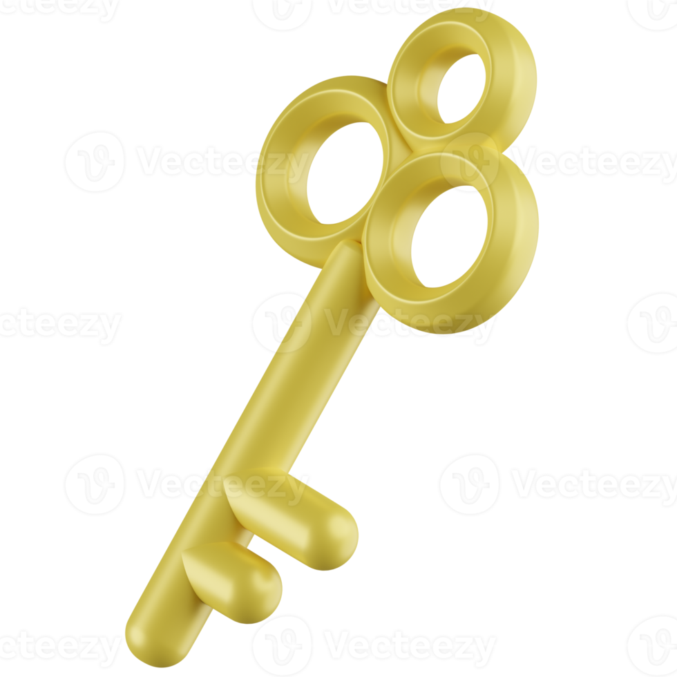 Key 3D Illustration png