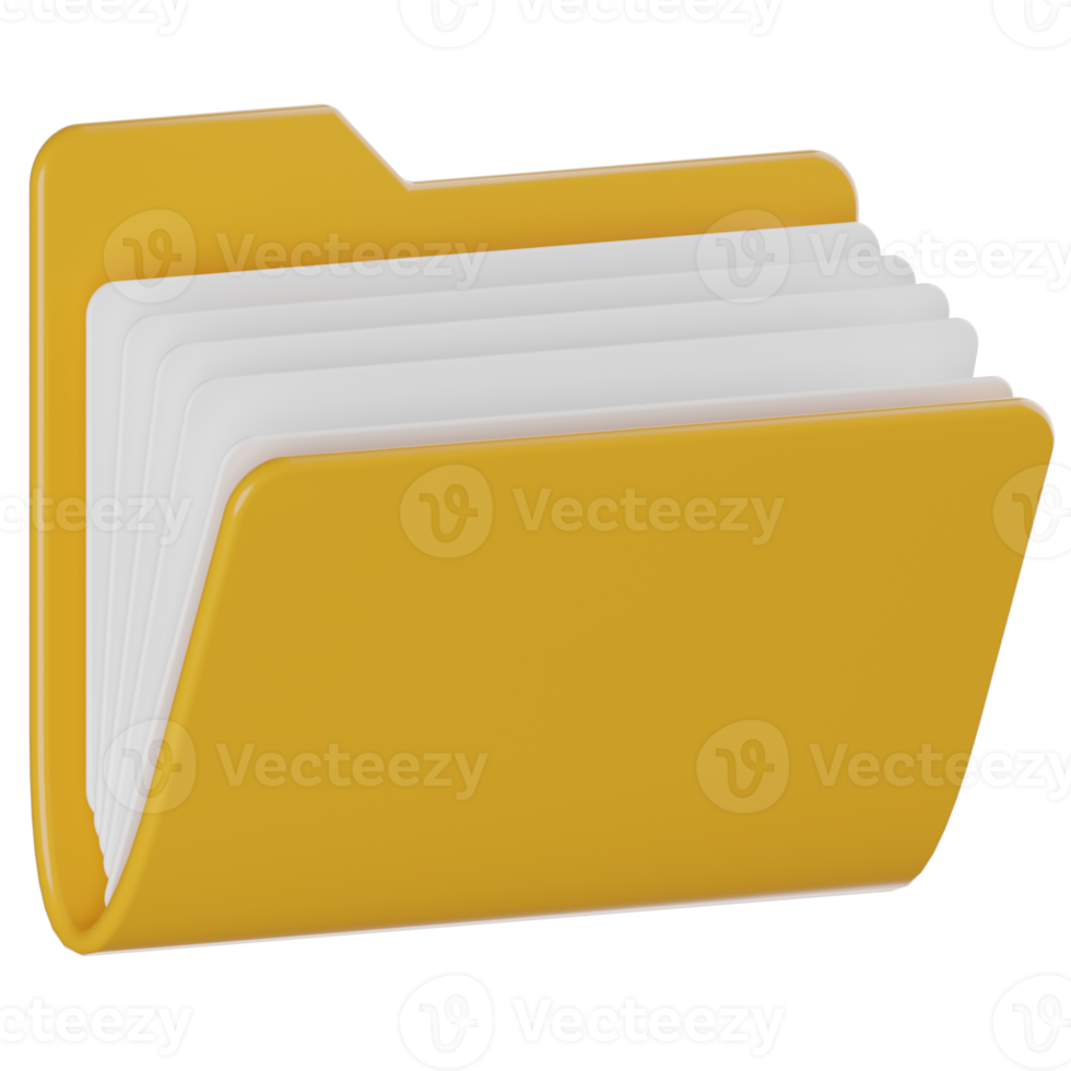 Folder 3D Illustration png