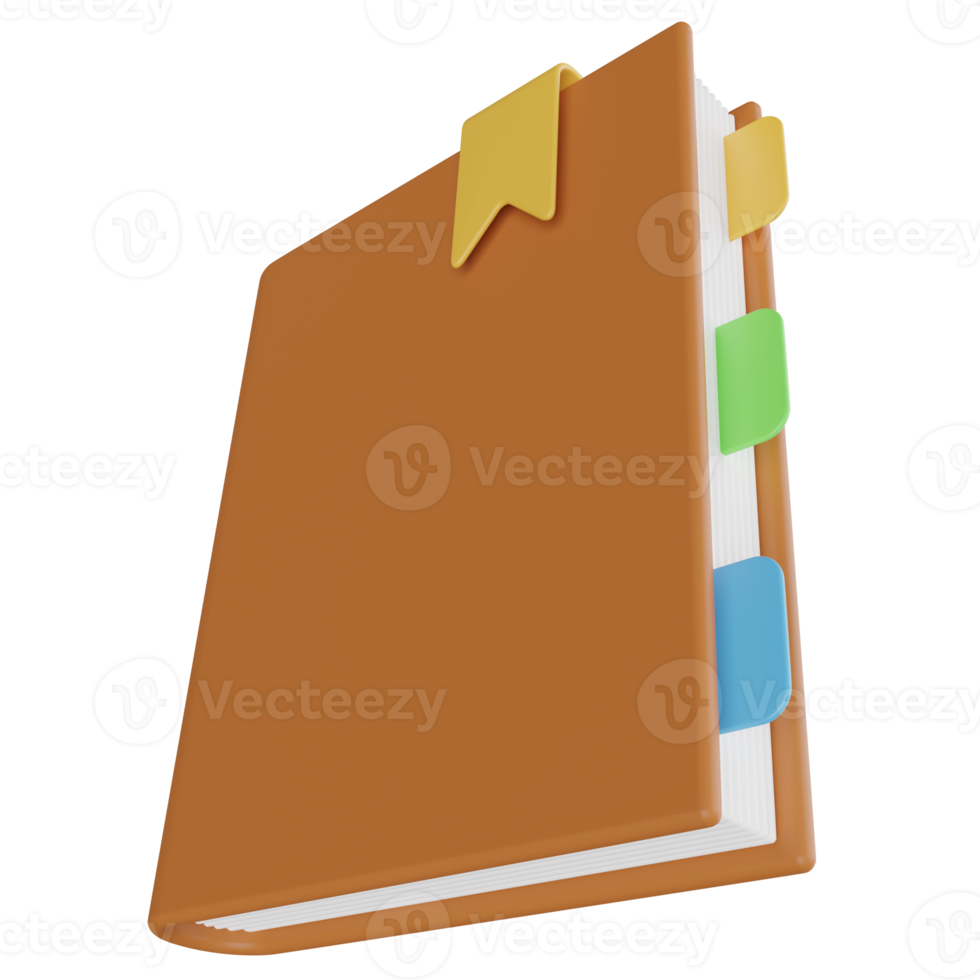 illustration 3d de l'ordre du jour png