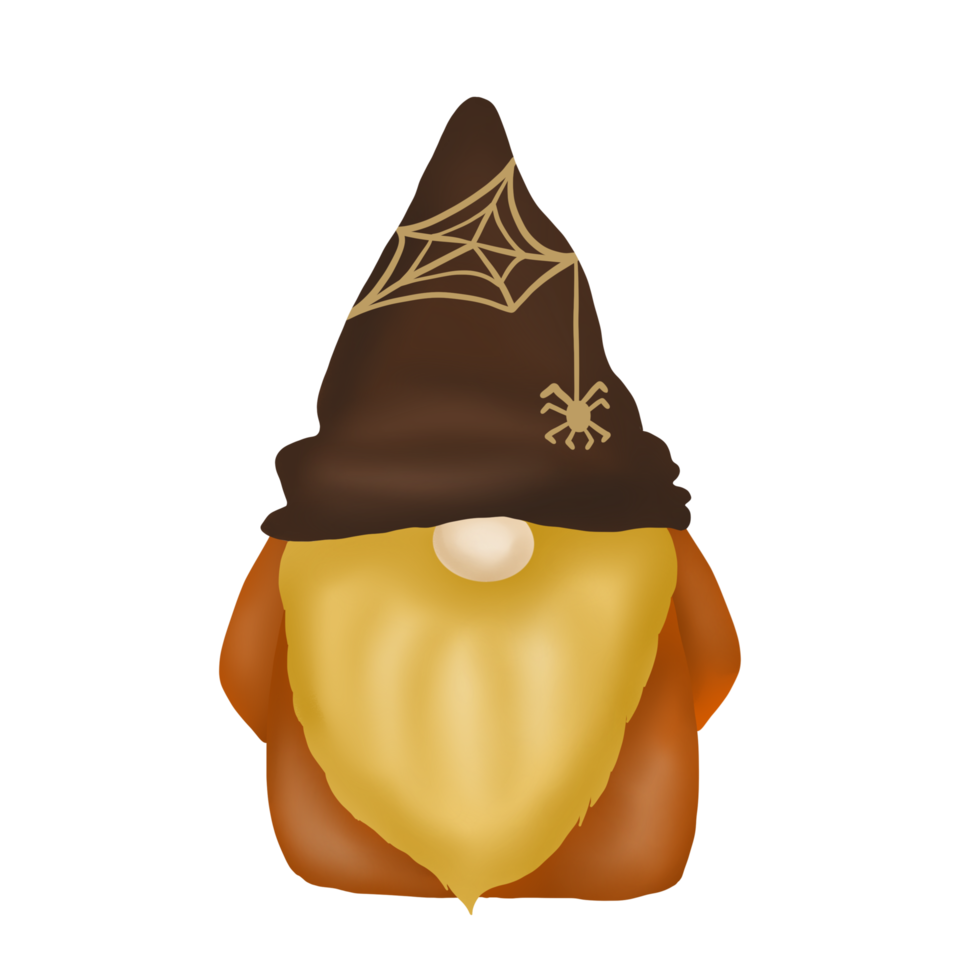 halloween gnoom tovenaar png