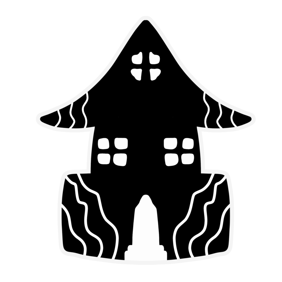 Black House Halloween png