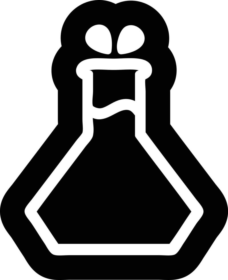 science experiment icon vector