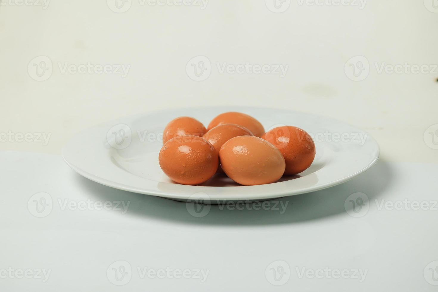 Isolated small group of eggs photo