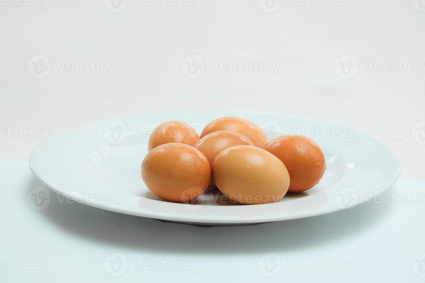 Isolated small group of eggs photo