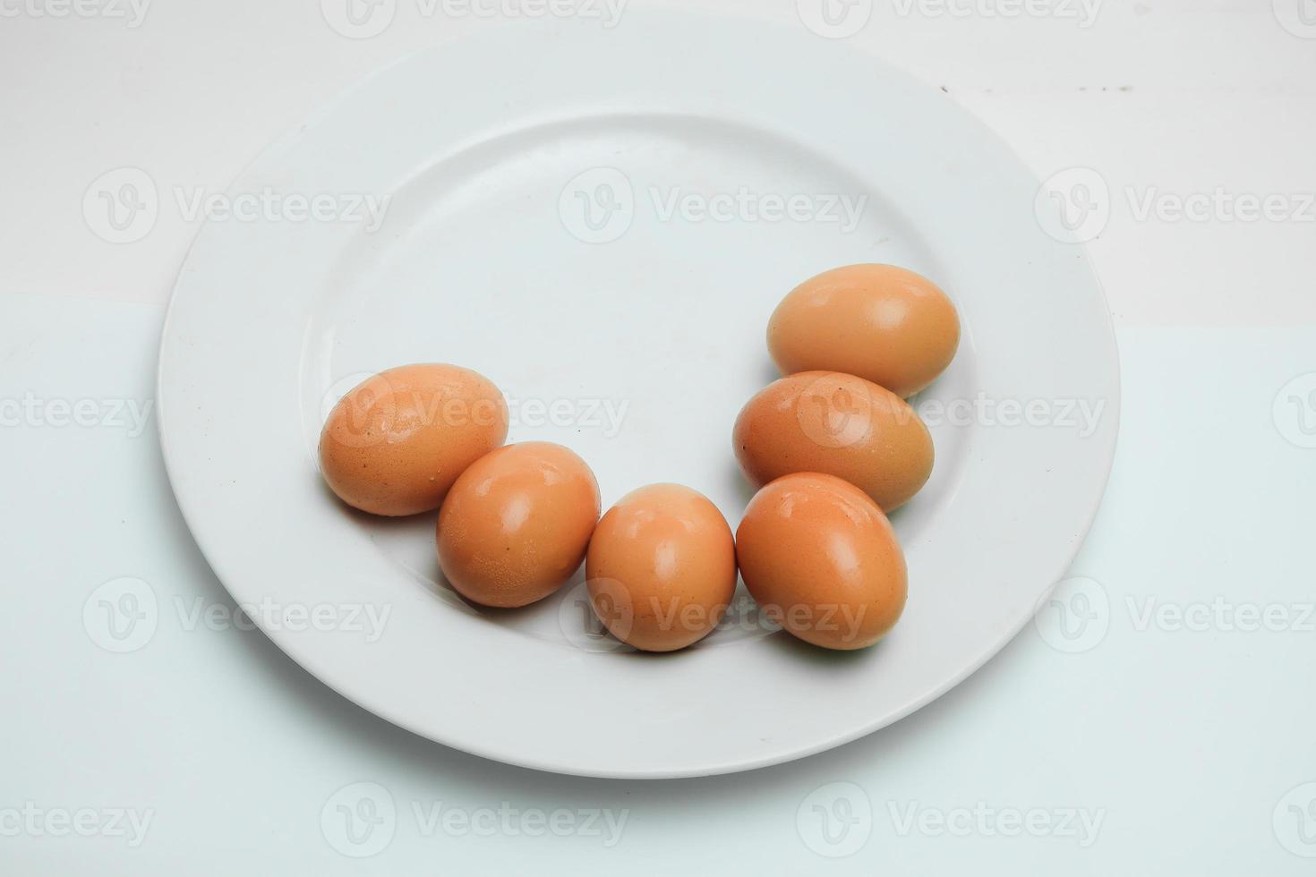 Isolated small group of eggs photo