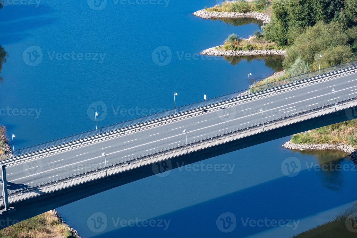 highway bridge across river photo