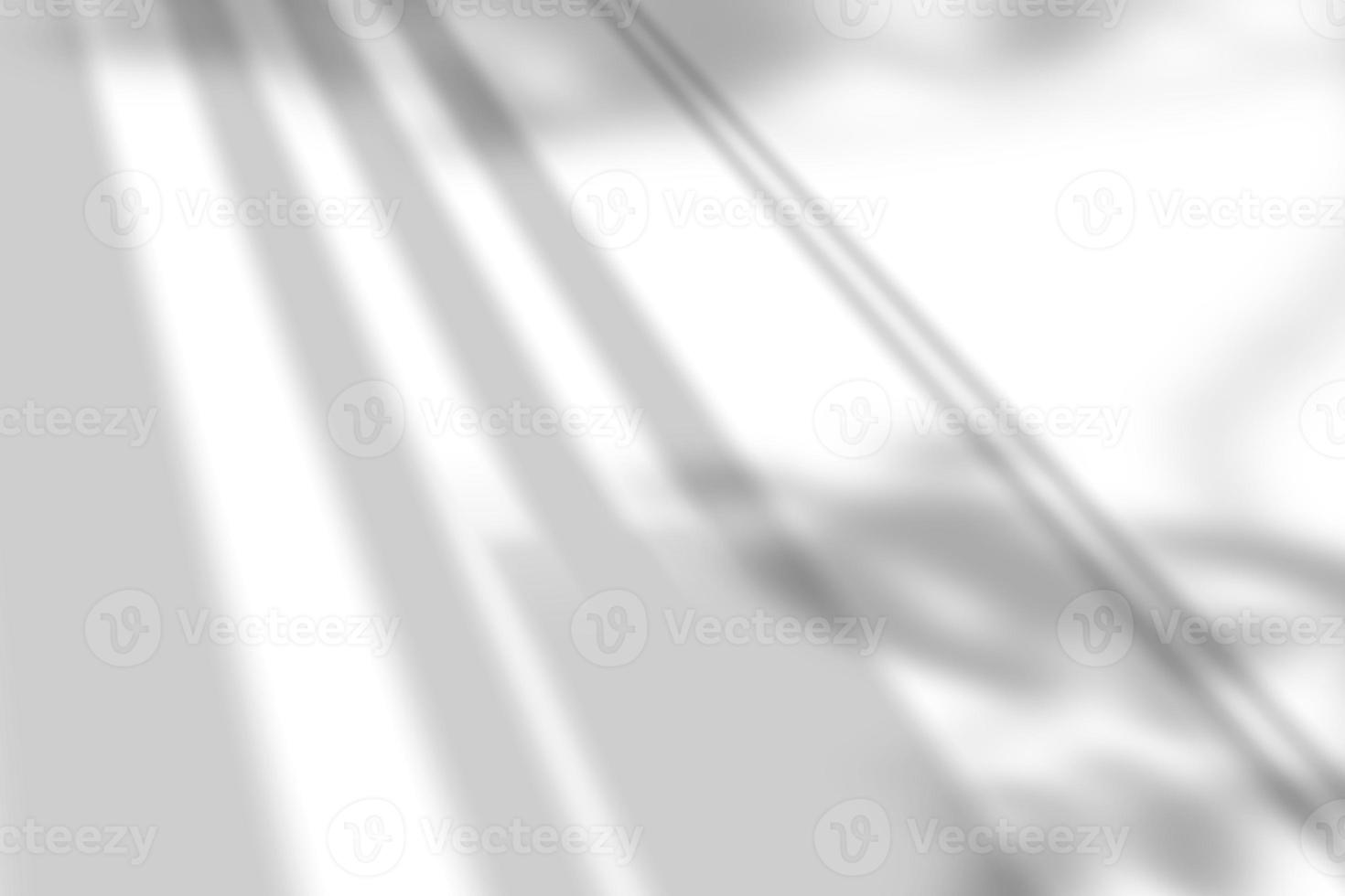 Abstract shadow and striped diagonal light background on white wall from window, architecture dark gray and sunshine diagonal geometric effect overlay for backdrop and mockup design. photo
