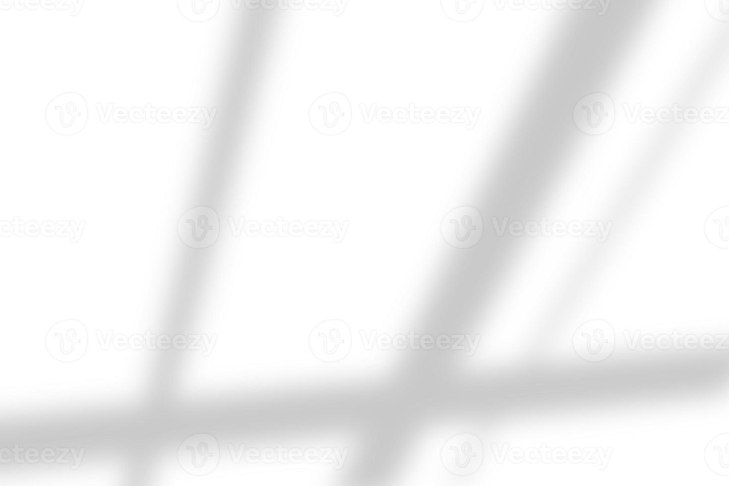 Abstract shadow and striped diagonal light background on white wall from window, architecture dark gray and sunshine diagonal geometric effect overlay for backdrop and mockup design. photo