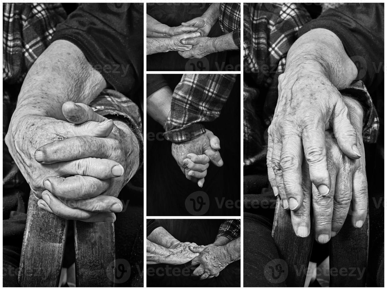 Collage old hands 11505807 Stock Photo at Vecteezy