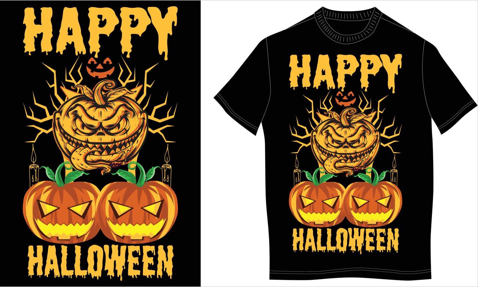 Halloween tshirt design vector