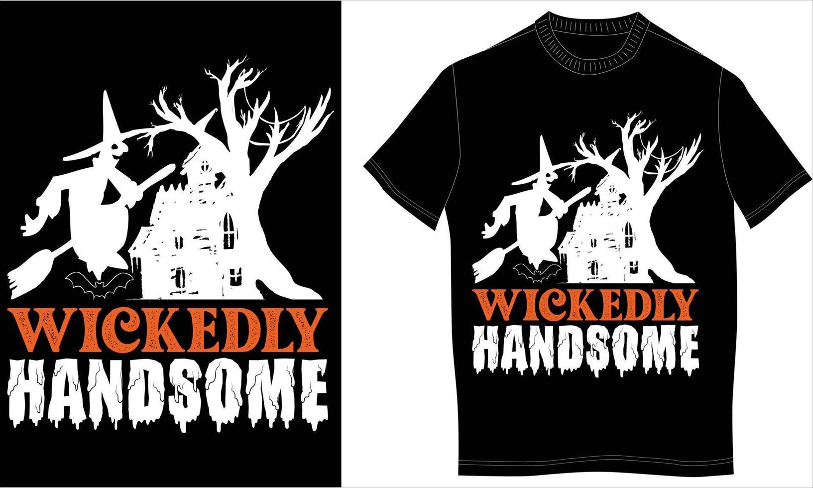 Halloween tshirt design vector